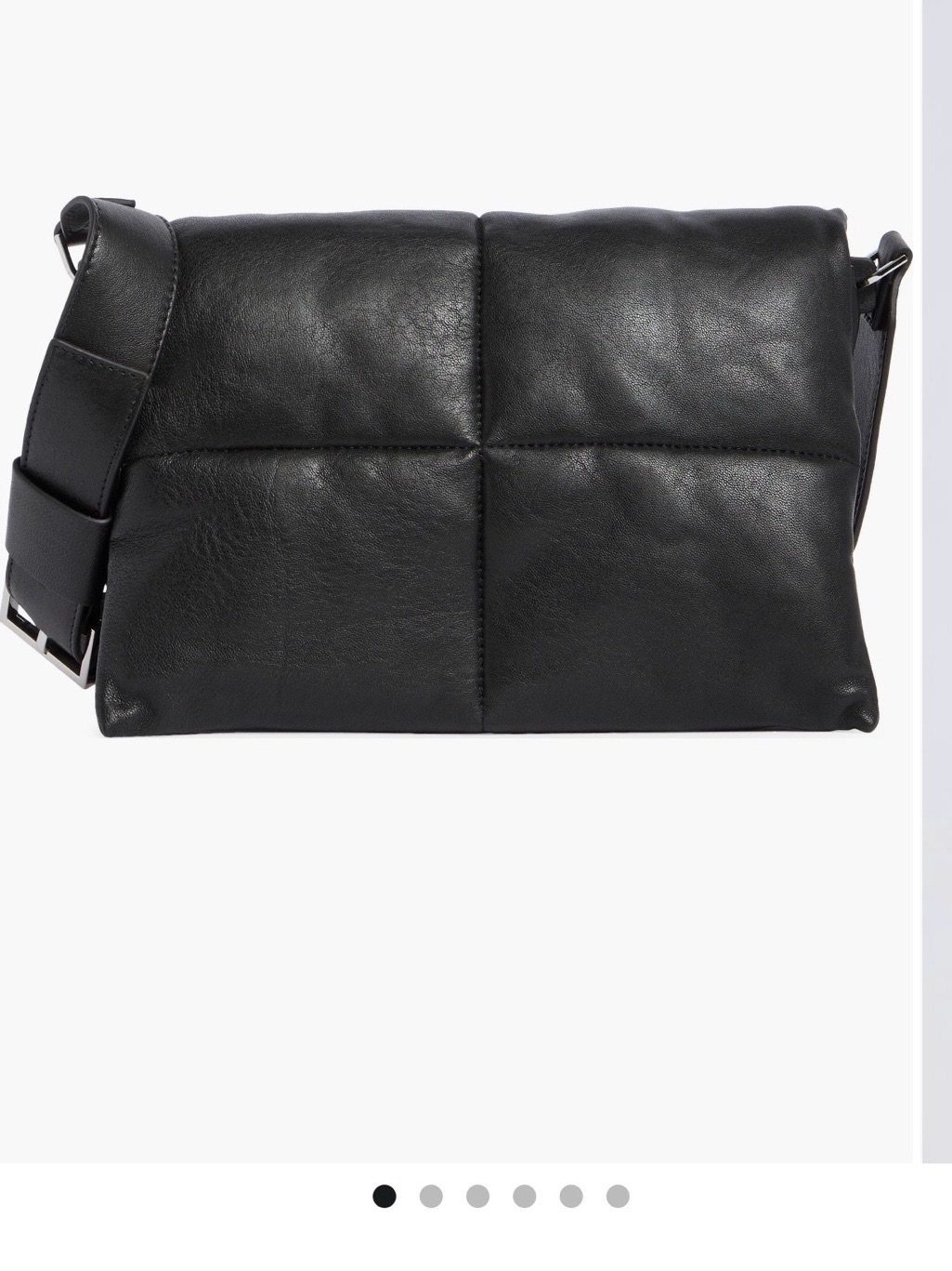 All Saint Vittoria Quilted Leather Shoulder Bag